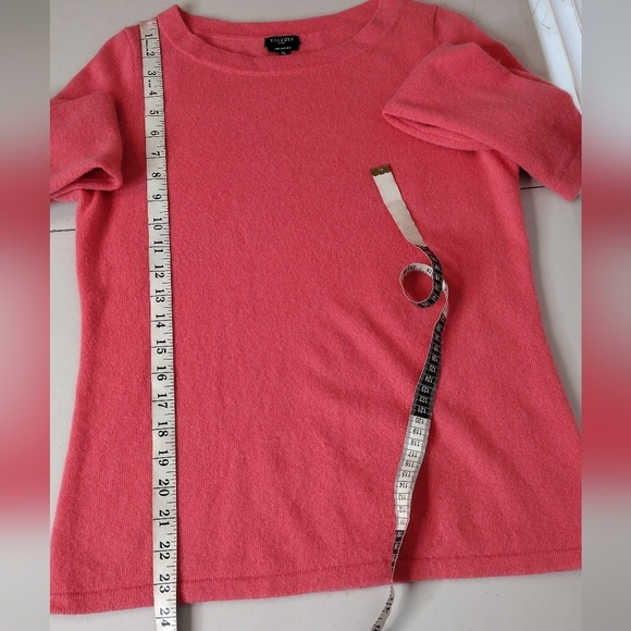 Talbots Petite Pure Cashmere Women's Pullover Knit Long Sleeve Scoopneck Sweater - Picture 10 of 12